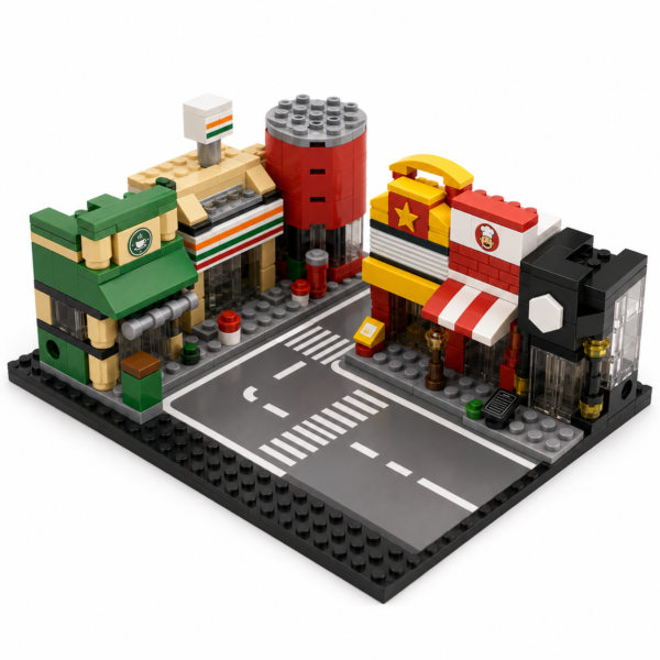 HSANHE-STREET-CITY-007-01 Mall Completa HSANHE Street – 6 Locales y Base 26 × 26 cm