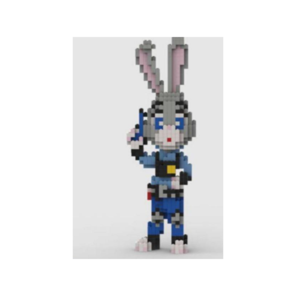 MINI3D-JUDY-1000-004-02 Judy Mediana – Figura 3D de Minibloques 1000+ Piezas