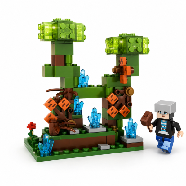My World Bosque de Cristales – Bloques Armables 101 Piezas