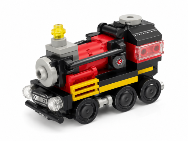 RAILWAY-BLK070-07-01 Railway Warrior Tren 07 – Locomotora Roja de 101 Piezas