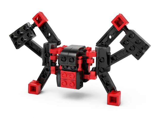 SPIDER-HS85021-02-01 Spider-Man Hero Strikes Modelo 02 – Vehículo Araña de 59 Piezas