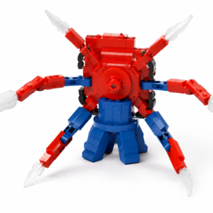 SPIDER-HS85021-06-01 Spider-Man Hero Strikes Modelo 06 – Criatura Arácnida de Cuatro Brazos de 51 Piezas