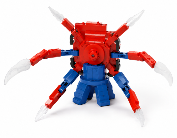 SPIDER-HS85021-06-01 Spider-Man Hero Strikes Modelo 06 – Criatura Arácnida de Cuatro Brazos de 51 Piezas