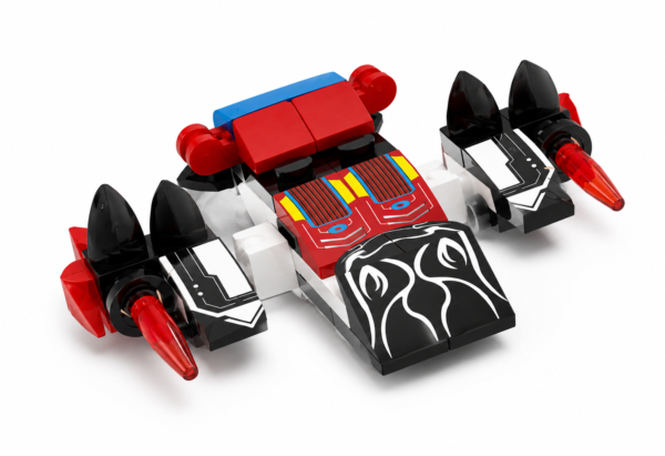SPIDER-HS85021-07-01 Spider-Man Hero Strikes Modelo 07 – Armadura Roja y Negra de 70 Piezas