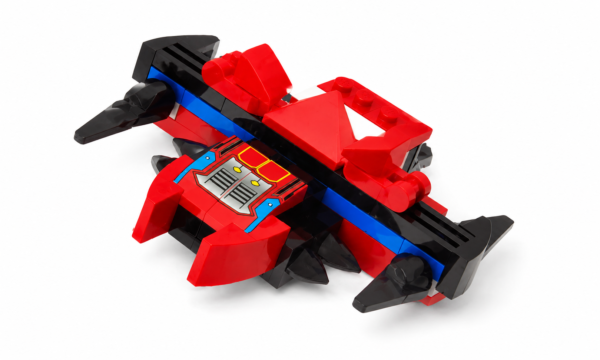 SPIDER-HS85021-08-01 Spider-Man Hero Strikes Modelo 08 – Robot Arácnido Rojo de 53 Piezas