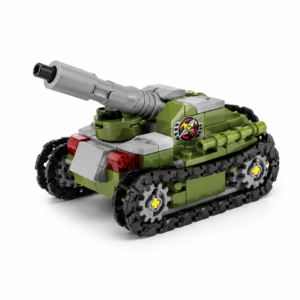 THUNDER-BLK020-03-01 Thunder War Vehículo 03 – Tanque Artillero de 102 Piezas