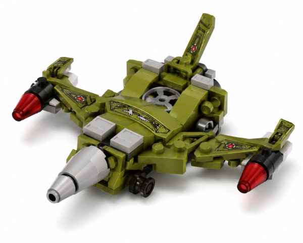 THUNDER-BLK020-06-01 Thunder War Vehículo 07 – Avión de Combate de 104 Piezas