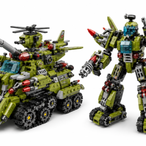 THUNDER-BLK020-PACK-01 Pack Completo Thunder War 8 en 2 – Supervehículo y Robot