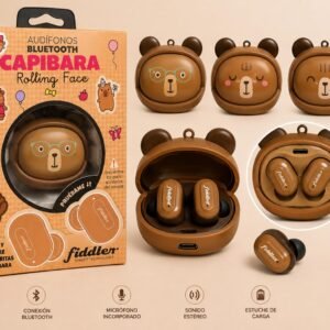 Audífonos Bluetooth CAPIBARA Rolling Face Fiddler