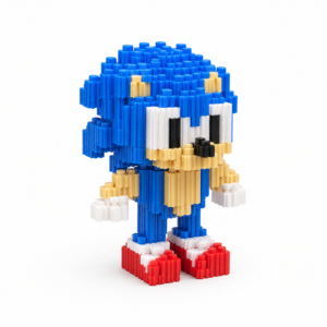 sonic-minibloques-figura-armada Sonic – Set de Minibloques Armables 500+ Piezas