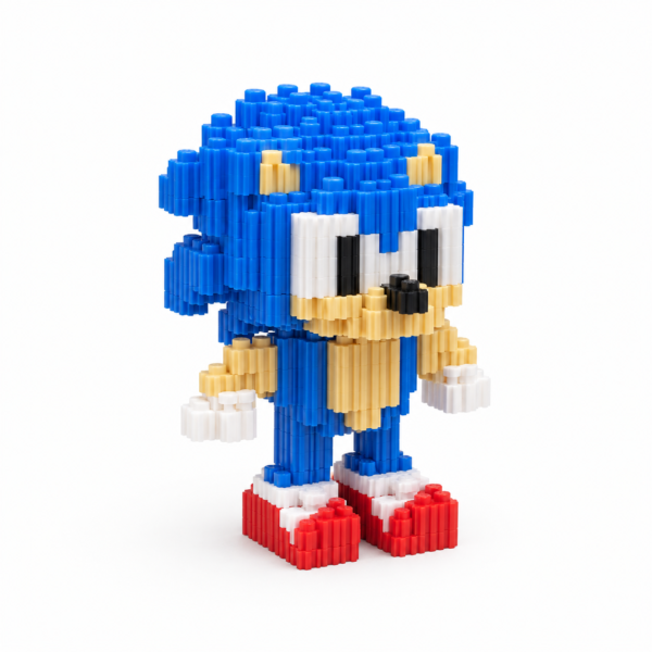 sonic-minibloques-figura-armada Sonic – Set de Minibloques Armables 500+ Piezas